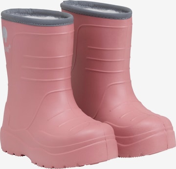 CeLaVi Rubber Boots ' CEThermal ' in Pink: front