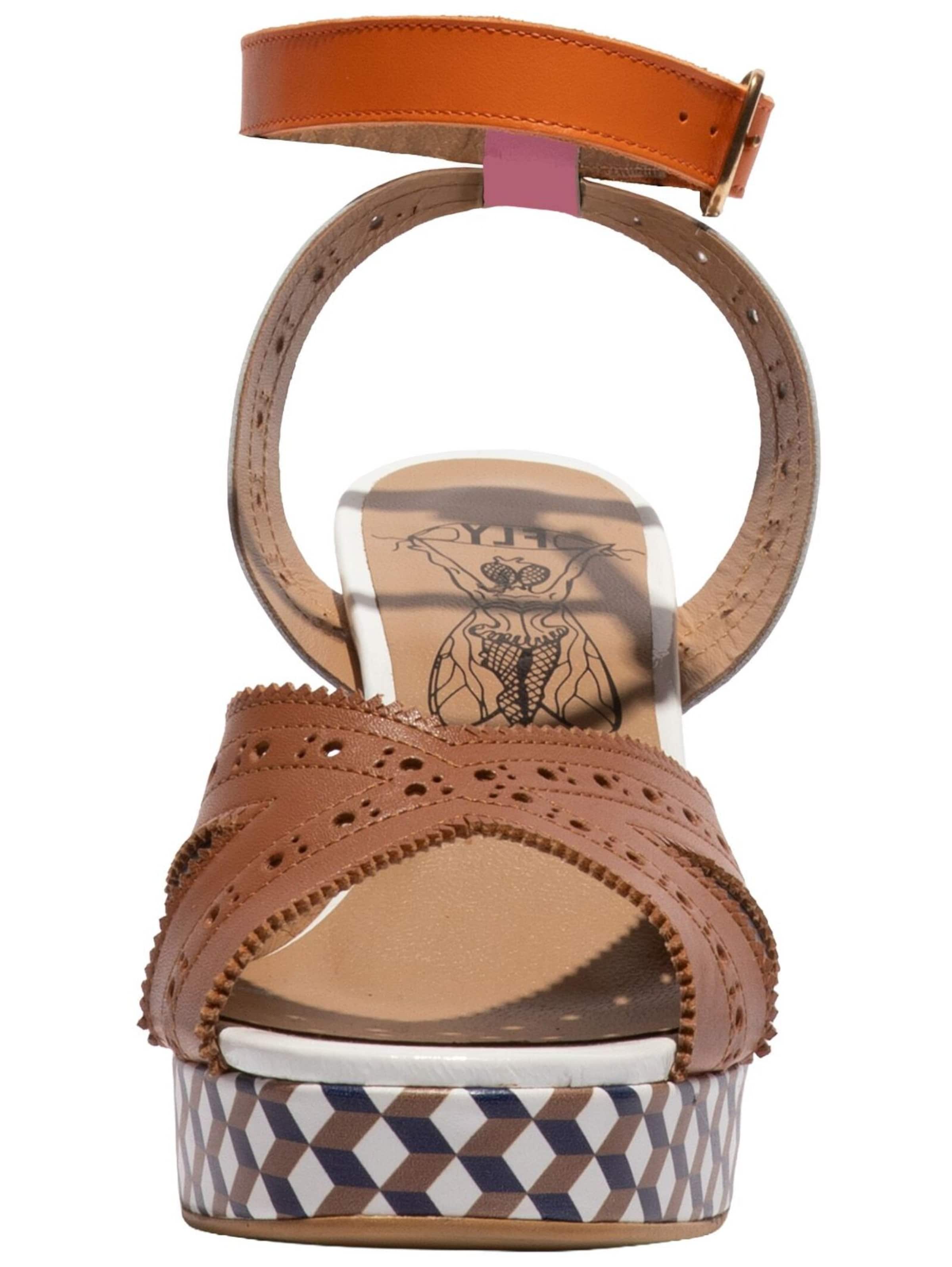 FLY LONDON Sandale in Braun