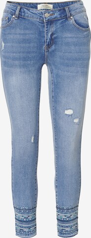 KOROSHI Skinny Jeans in Blauw: voorkant