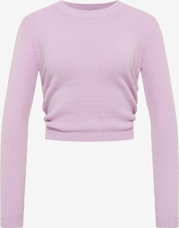 Pull-over myMo at night en violet : devant