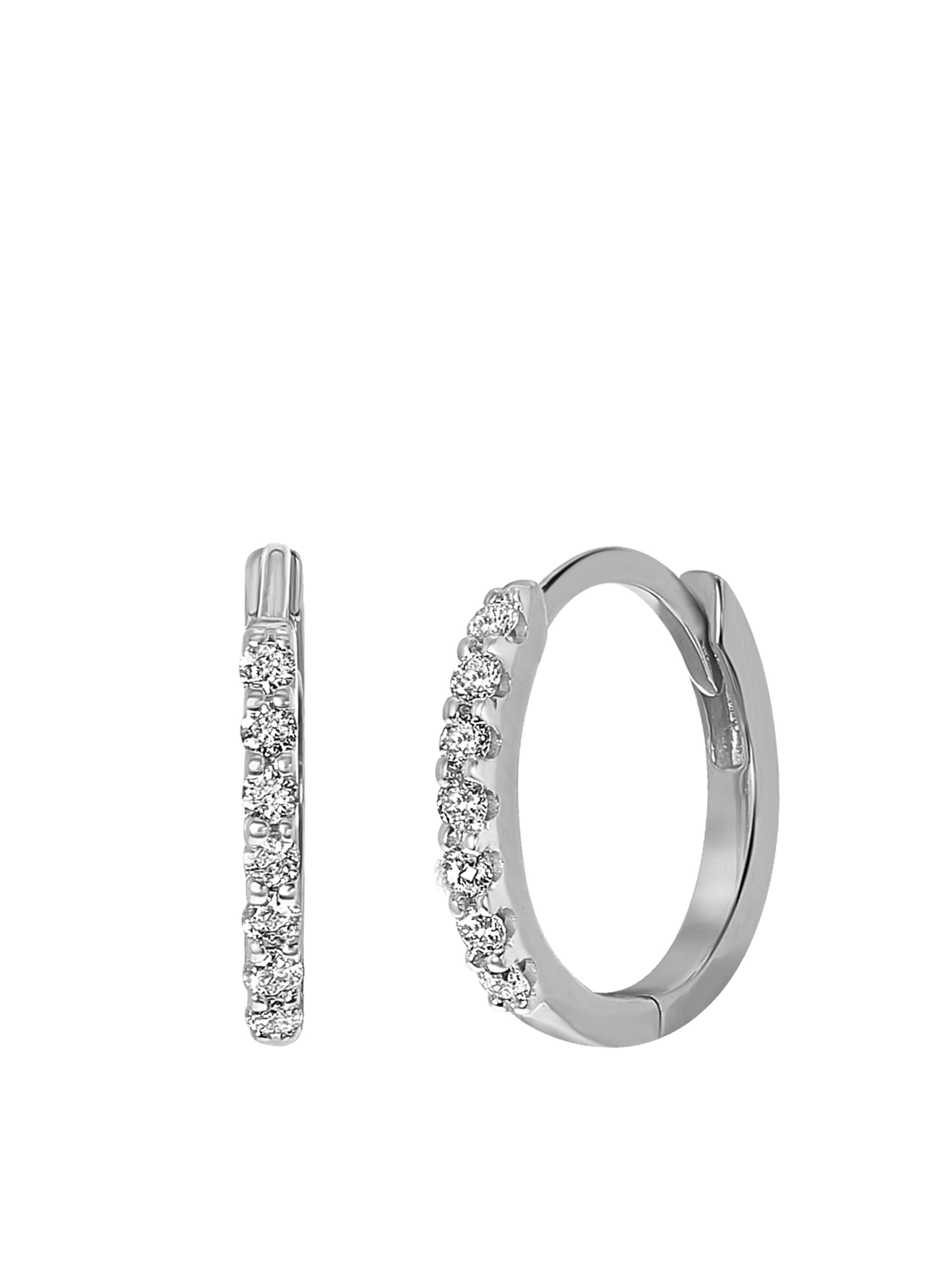 Lucardi Oorbellen in de kleur Zilver, Productweergave