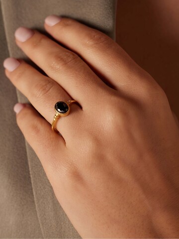 Lucardi Ring in Goud: voorkant