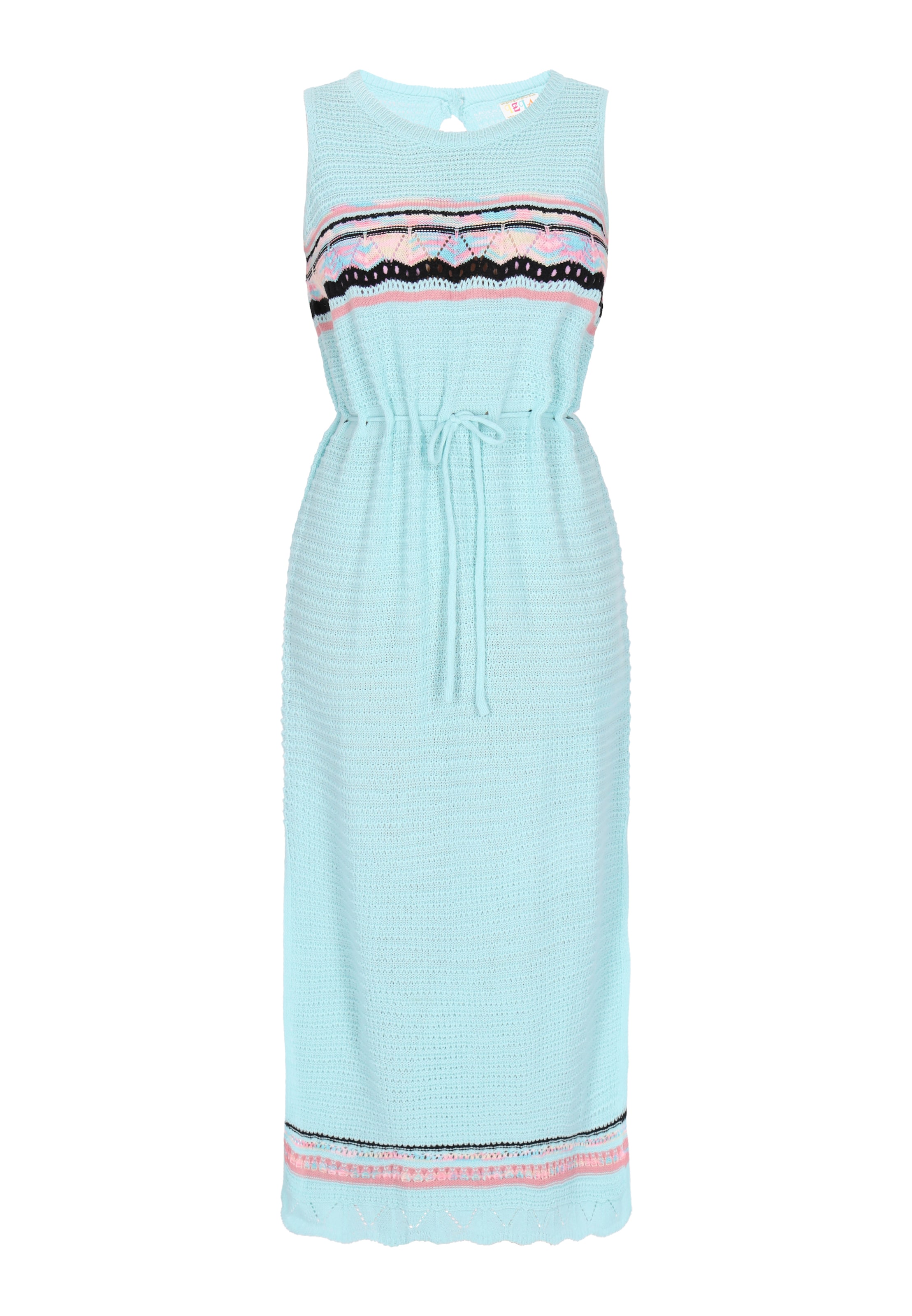 IZIAPletena haljina &#x27;Ethno&#x27; - plava boja: prednji dio