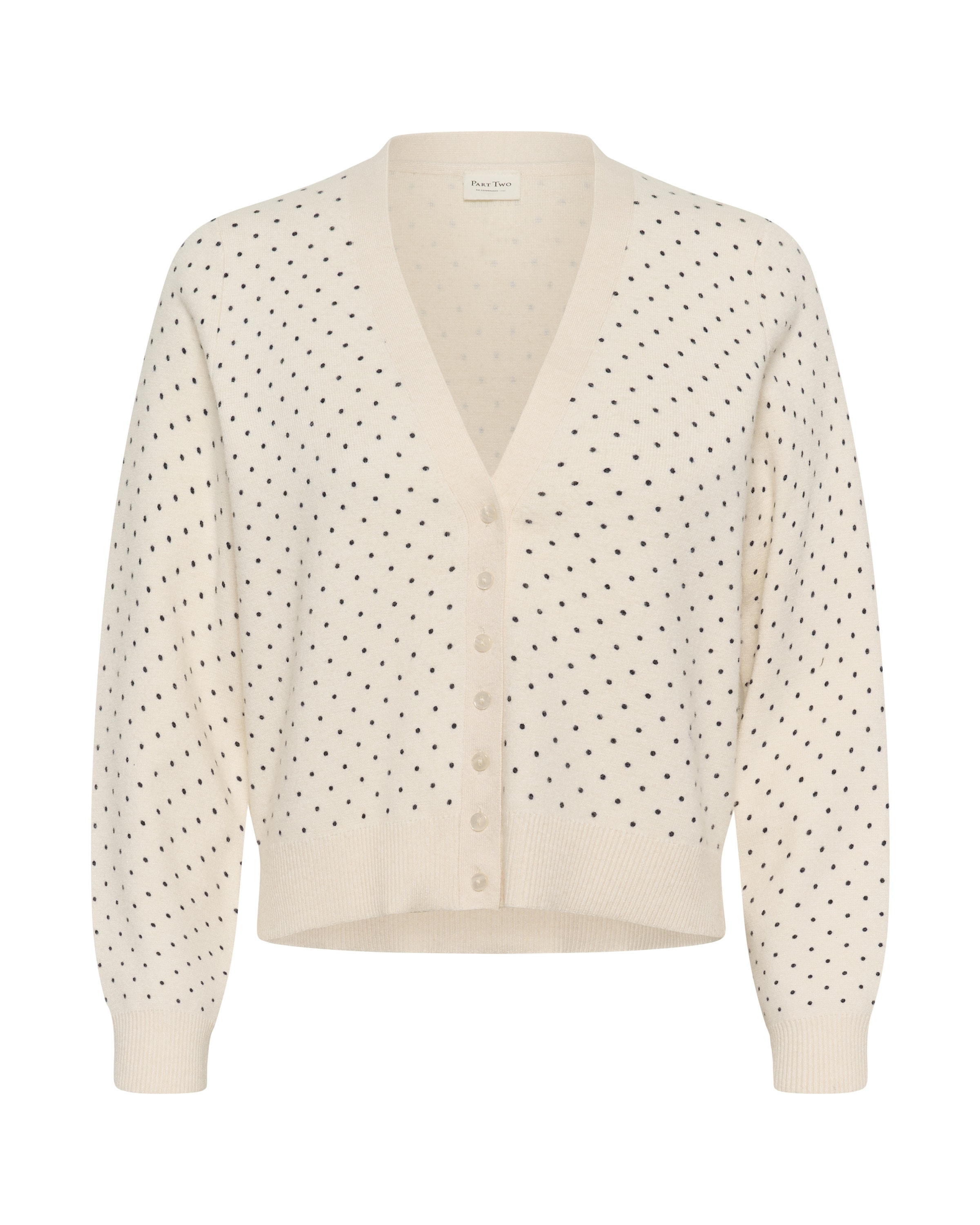 Part Two Gebreid vest 'AnessaPW' in Beige: voorkant