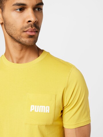 PUMA Functioneel shirt in Geel