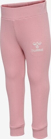 Hummel Skinny Workout Pants 'Sami' in Pink