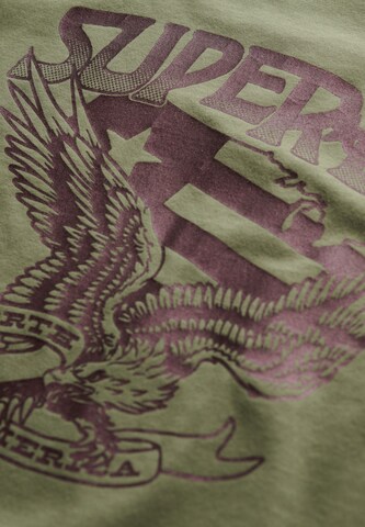 T-shirt 'American Eagle' Superdry en vert
