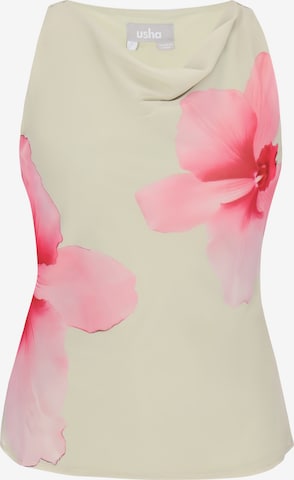 Usha - Top 'Casual' en beige: frente