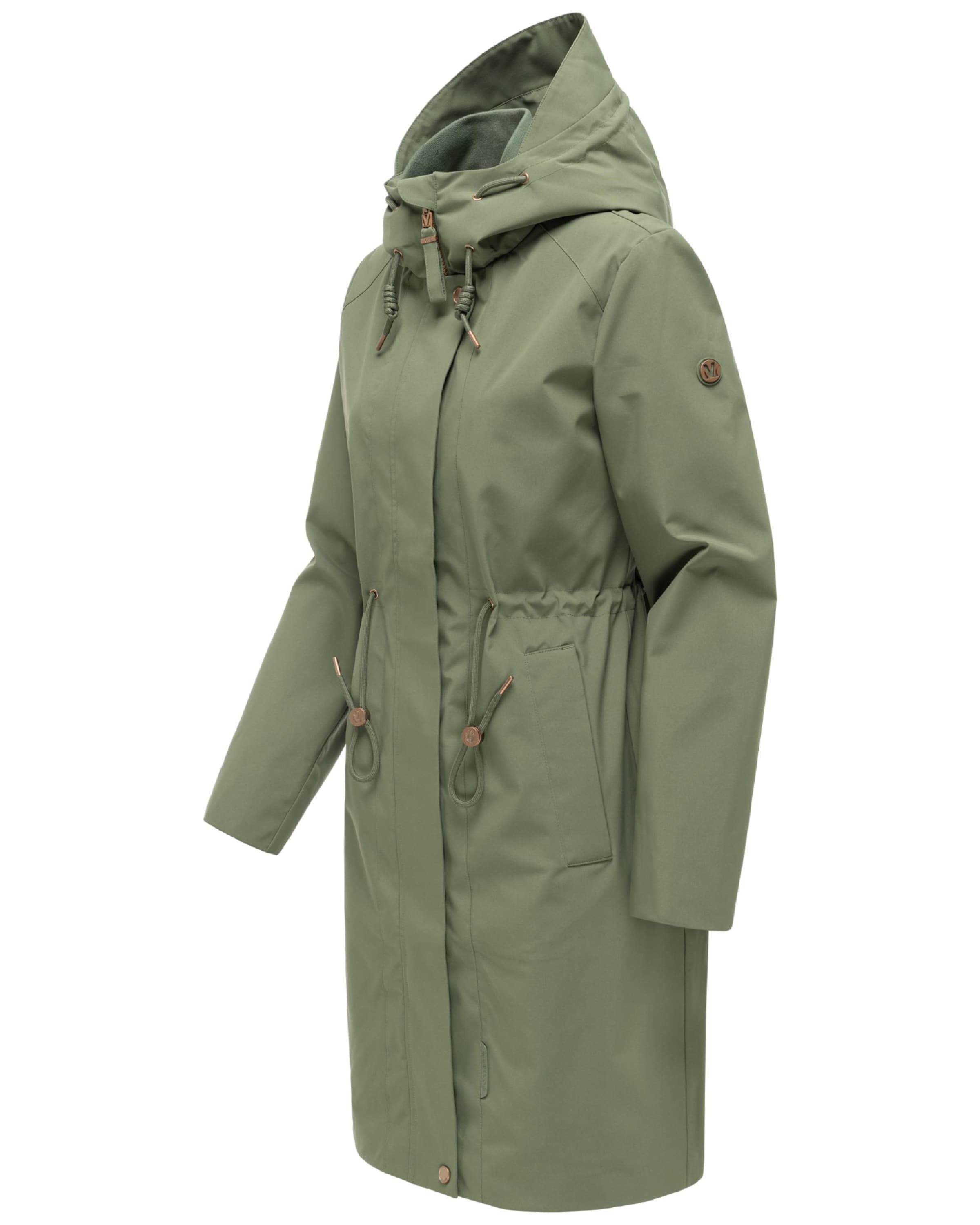 Parka mi-saison 'Zilandaa 16' MARIKOO en vert