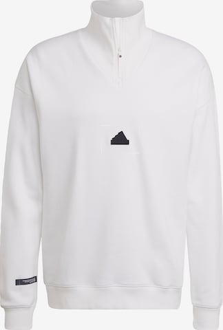 ADIDAS SPORTSWEAR Sports sweatshirt in White: front