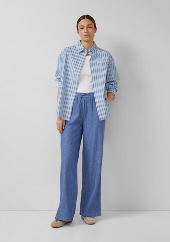 s.Oliver Wide leg Trousers in Blue