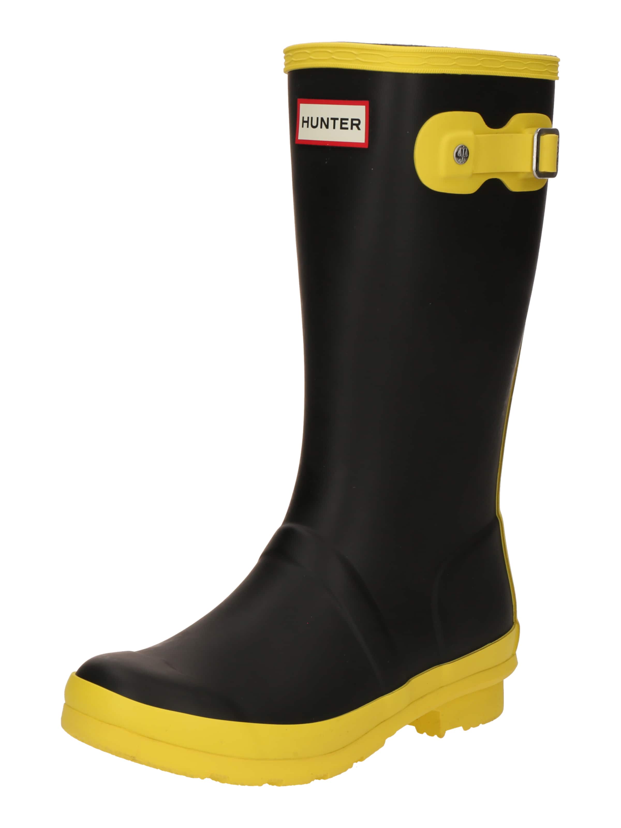 HUNTER Regenlaarzen in Zwart: voorkant