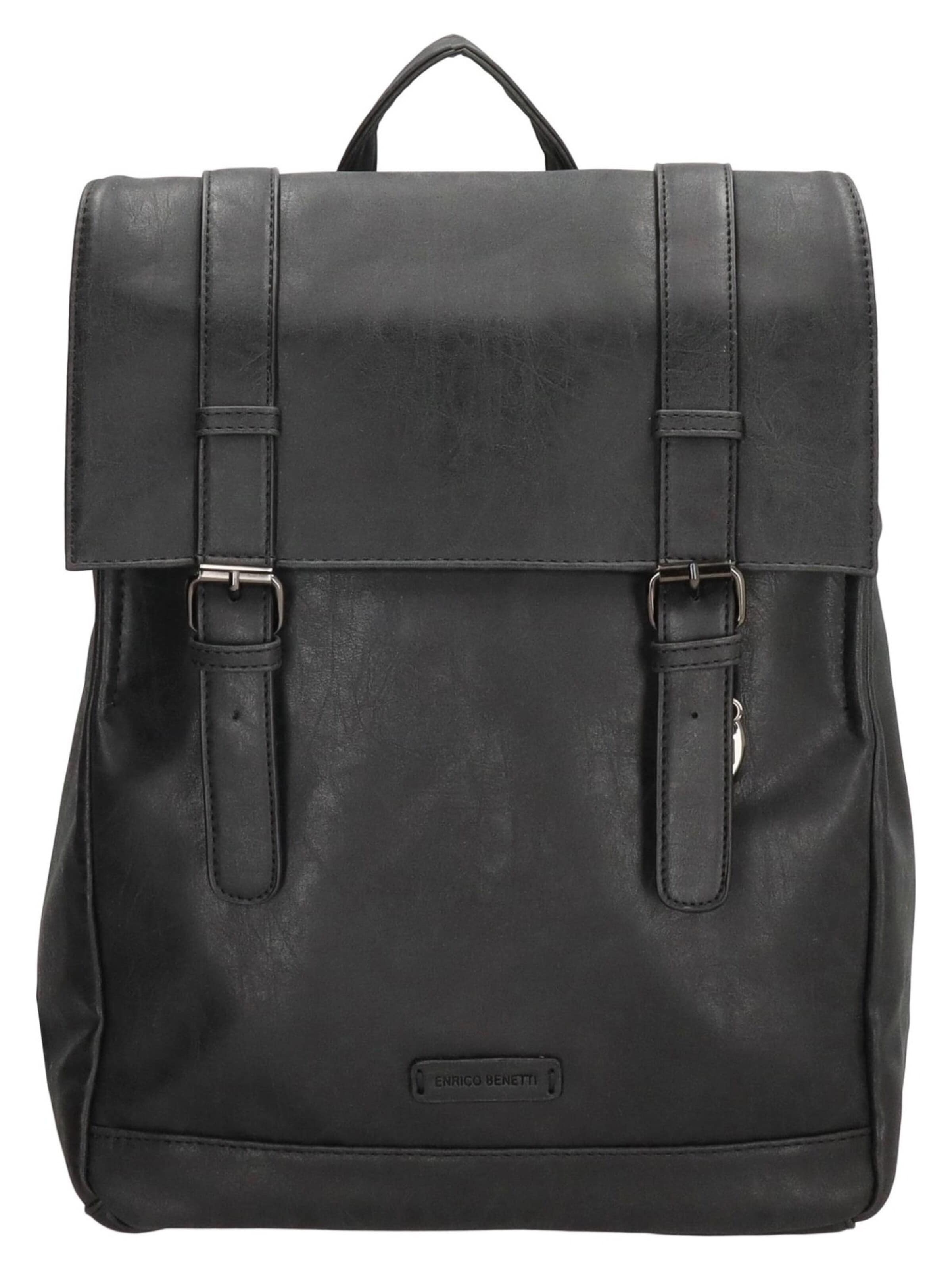 Enrico Benetti Backpack in Black: front