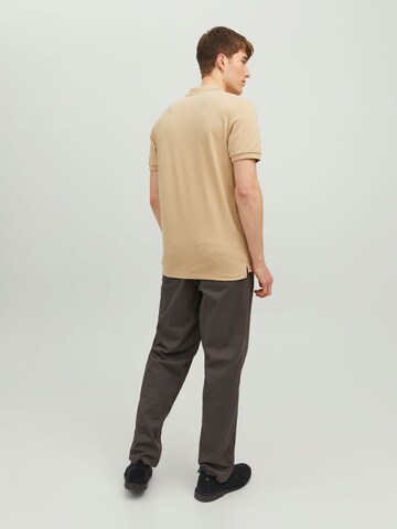 JACK & JONES Poloshirt 'Scott' in Beige