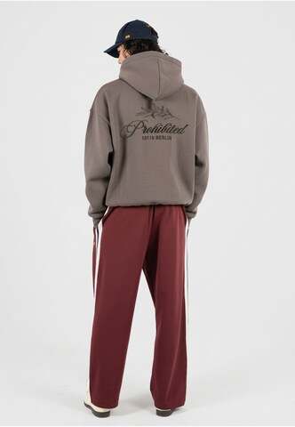 Sweat-shirt 'Leaf' Prohibited en beige