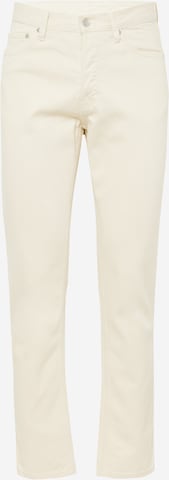 WEEKDAY Regular Jeans 'Barrel' in Beige: voorkant