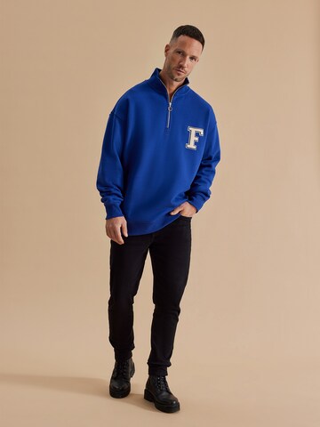 Sweat-shirt 'Dave Heavyweight' DAN FOX APPAREL en bleu