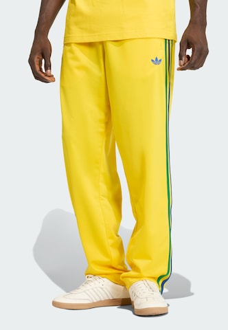 ADIDAS ORIGINALS Loosefit Hose 'Firebird' in Gelb: Vorderseite