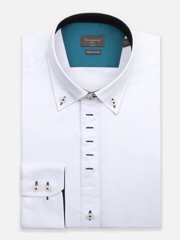 Slim fit Camicia business di 7Camicie in bianco