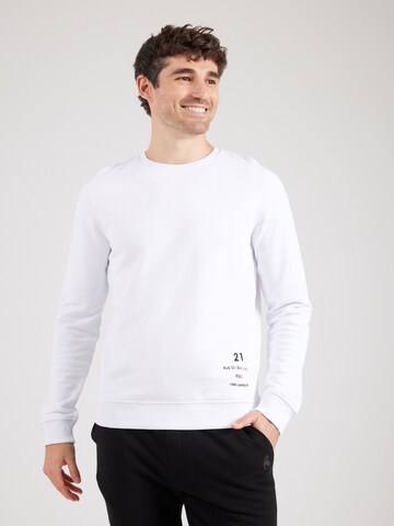 Karl Lagerfeld Sweatshirt in Wit: voorkant