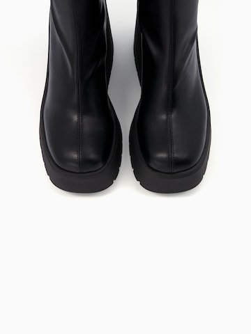 Bershka Ankle Boots in Black