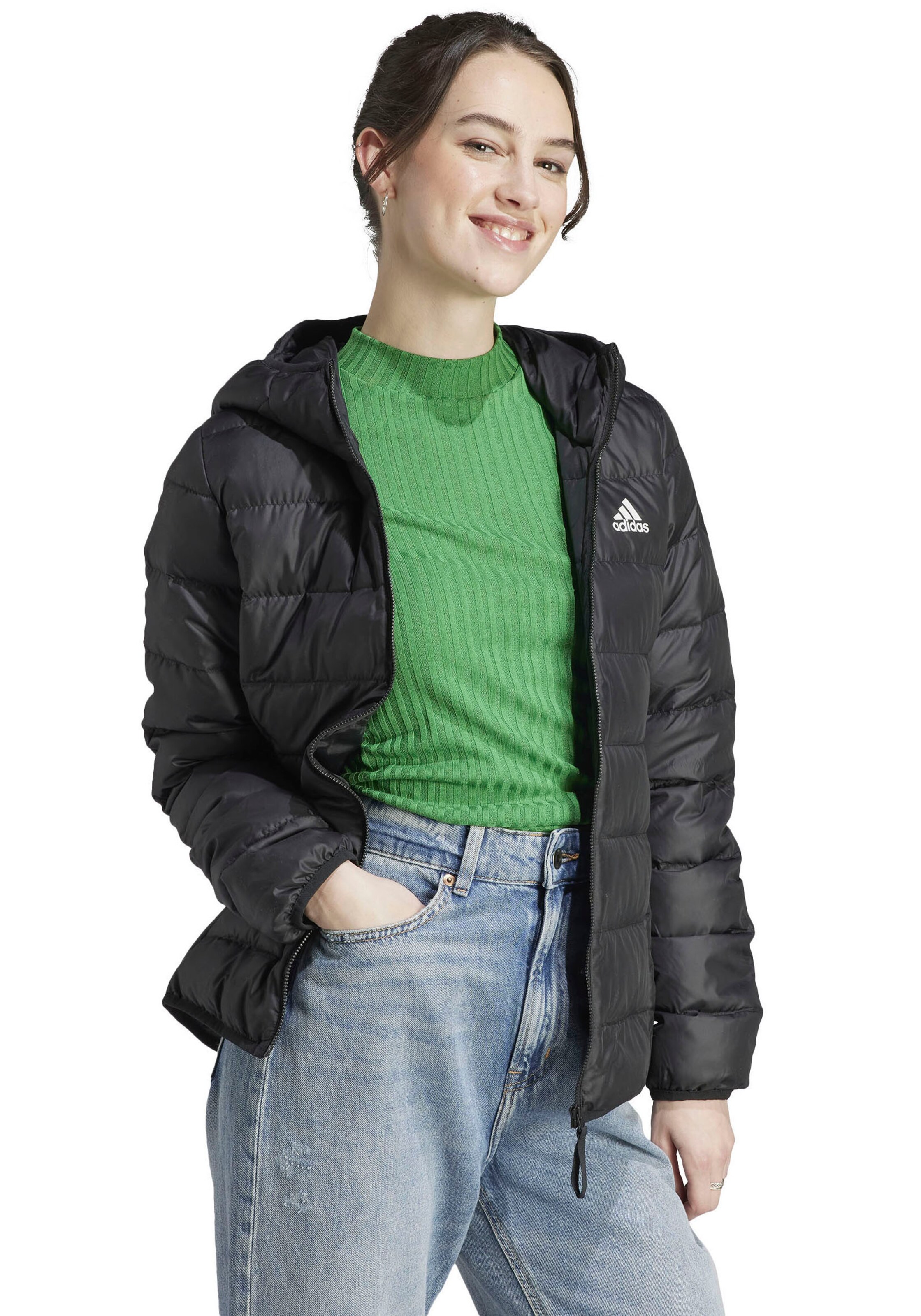 ADIDAS SPORTSWEAR Outdoorjacke 'Essential' in Schwarz