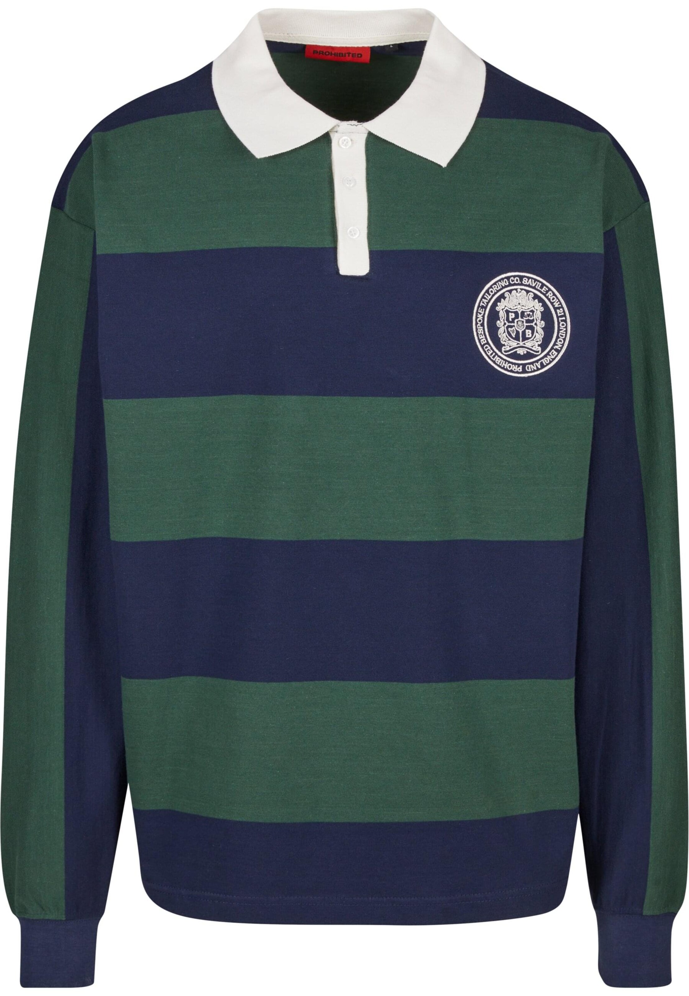 T-Shirt Prohibited en vert : devant