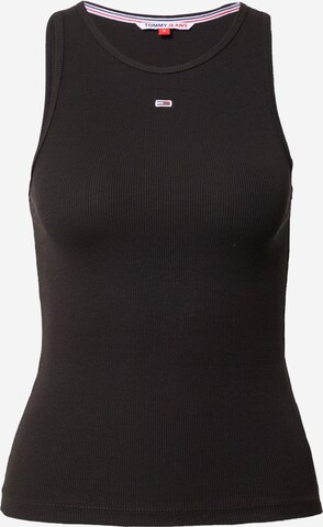 Tommy Jeans Top in Schwarz: predná strana