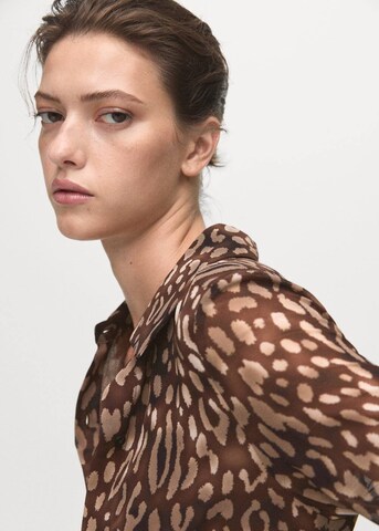 MANGO Dress 'Stefi' in Brown