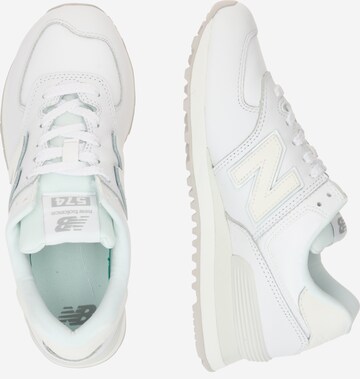 Sneaker bassa '574' di new balance in bianco