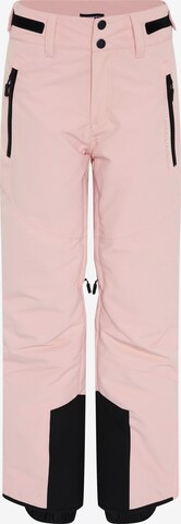 CHIEMSEE Regular Outdoor Pants in Pink: front