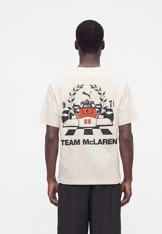 PUMA Футболка 'McLaren Racing' в Белый: спереди