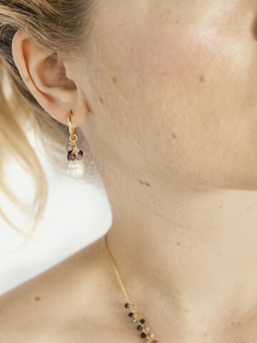 Boucles d'oreilles 'Sahme' Luxenter en blanc