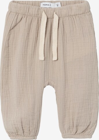 NAME IT - Tapered Pantalón 'OSAFI' en beige: frente