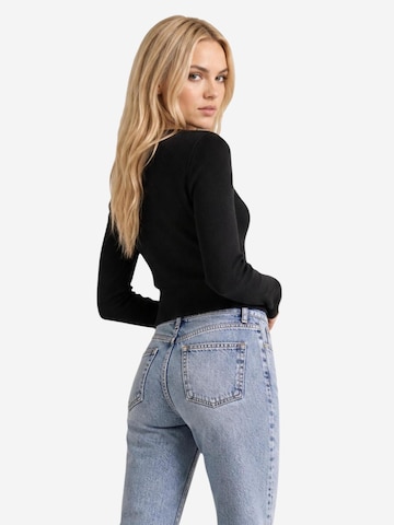 GUESS Knit cardigan 'ELLIE' in Black