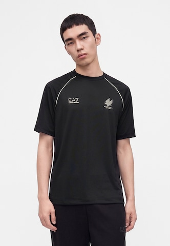 EA7 Emporio Armani Λειτουργικό μπλουζάκι σε μαύρο