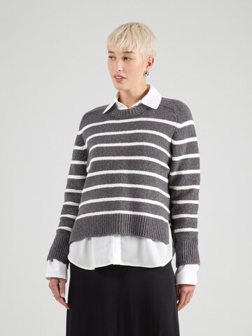 Pull-over 'MADELINE' Abercrombie & Fitch en gris : devant