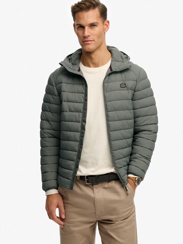 Superdry Tussenjas 'FUJI LITE' in Groen: voorkant
