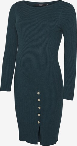 Vero Moda Maternity Knitted dress in Green: front