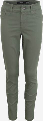 Vero Moda Petite Skinny Jeans 'HOT SEVEN' in Groen: voorkant