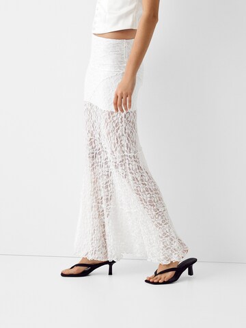 Jupe Bershka en blanc