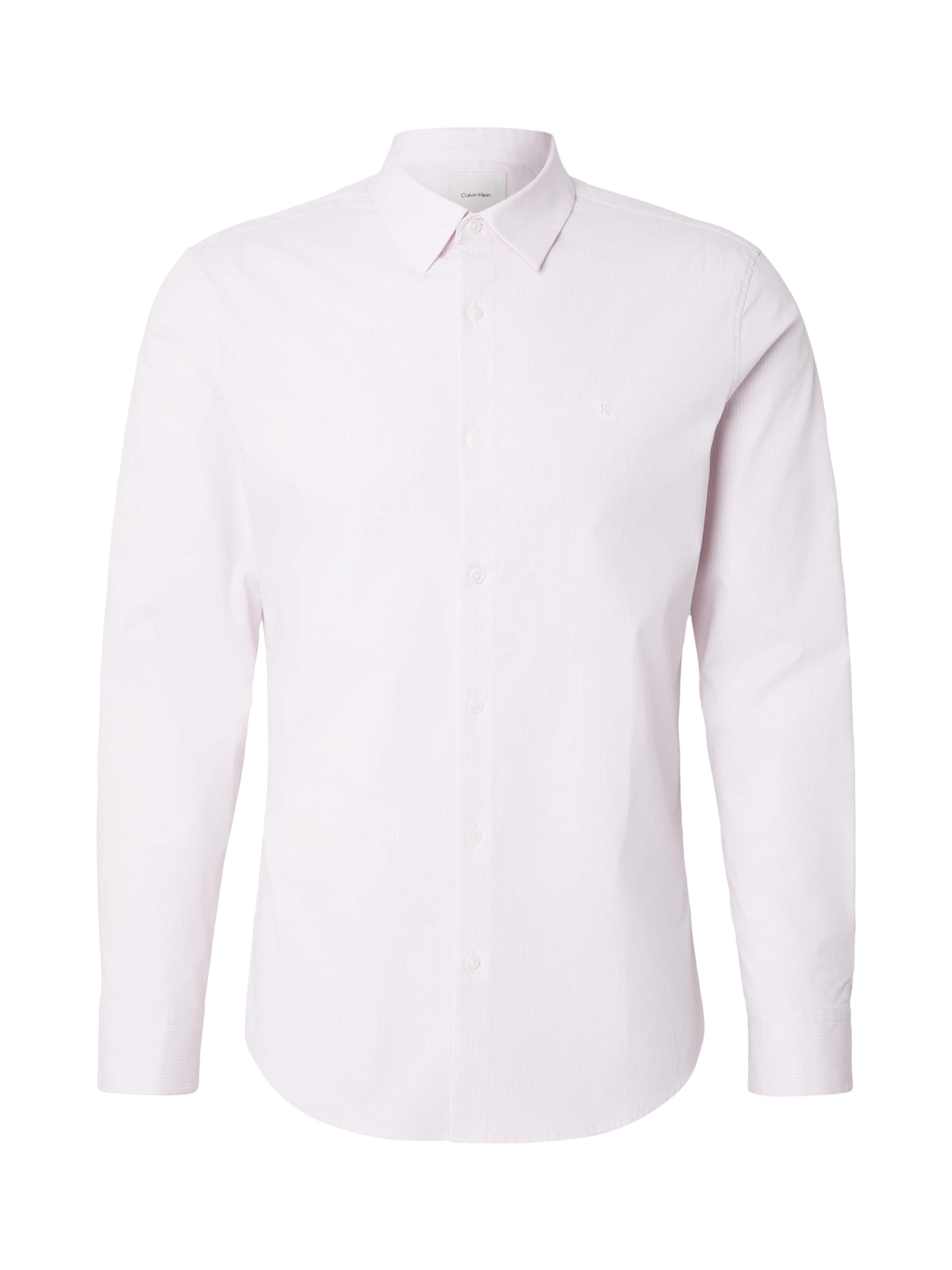 Calvin Klein Риза в пастелно розово / бяло, Преглед на продукта