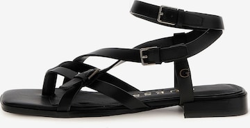 GUESS Strap Sandals 'Tamper' in Black: front