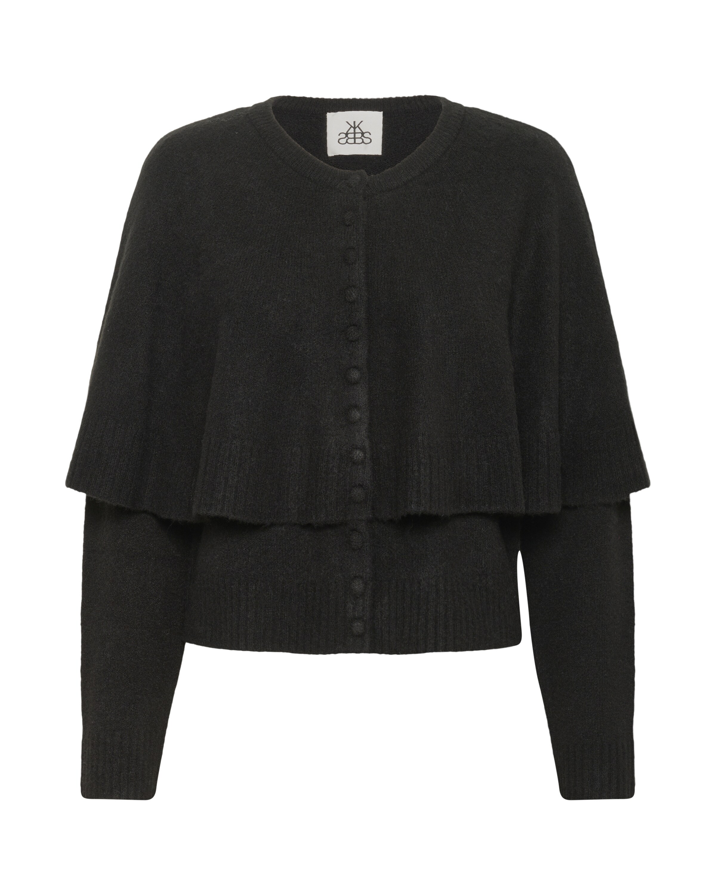 KAREN BY SIMONSEN Strickjacke 'Dream' in Schwarz: Vorderseite