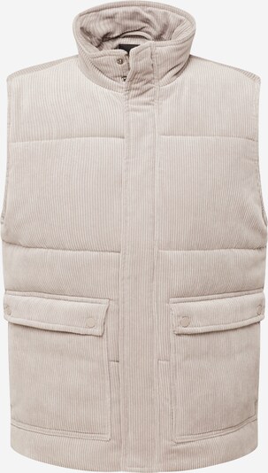 Only & Sons Gilet 'CASH' en blanc naturel, Vue avec produit