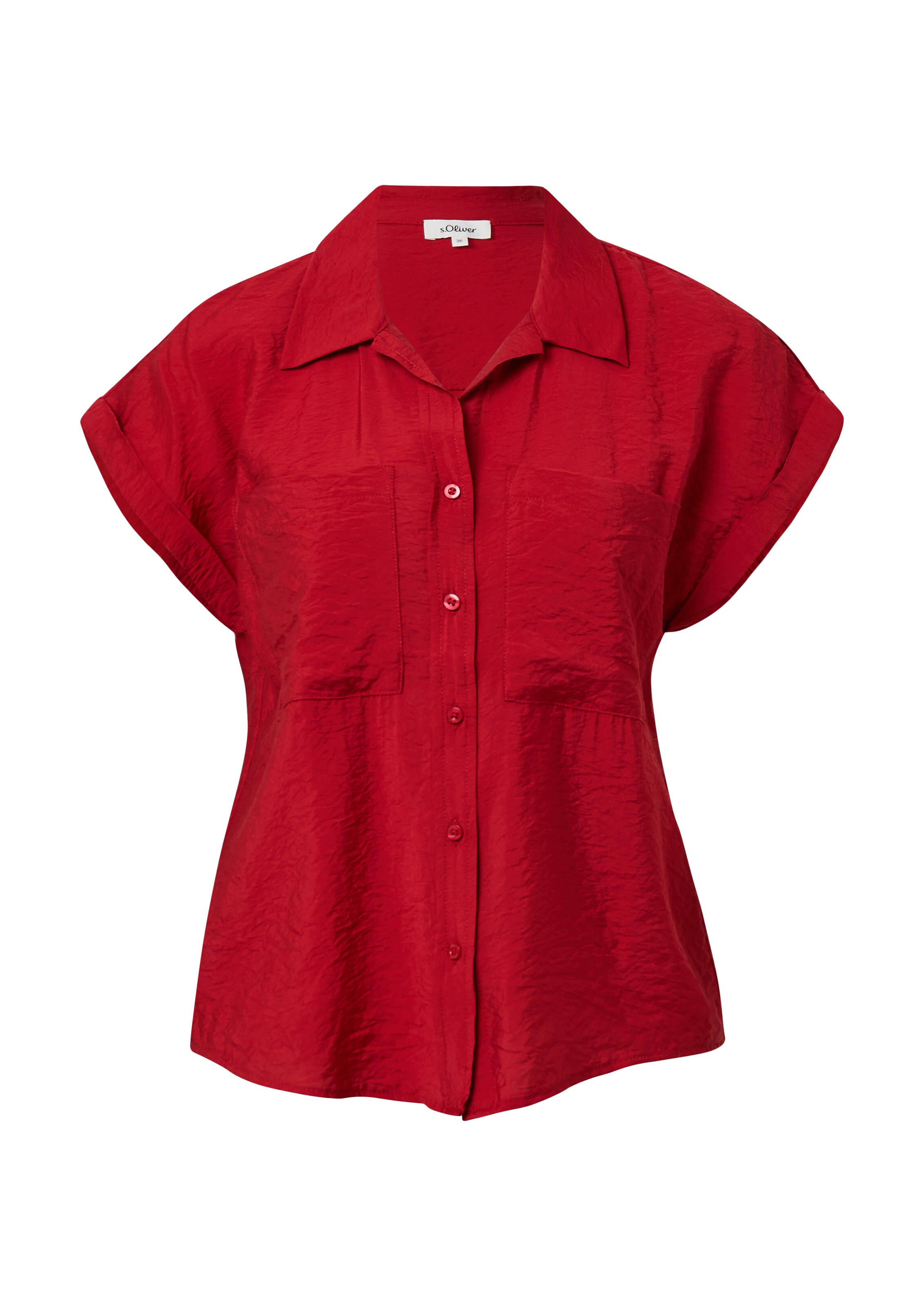 s.Oliver Bluse in Rot: Vorderseite