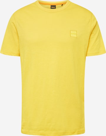 BOSS Orange Tričko 'Tegood' – žlutá: přední strana
