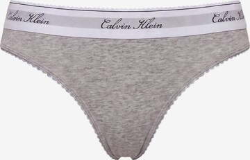 Calvin Klein String in Grijs: voorkant