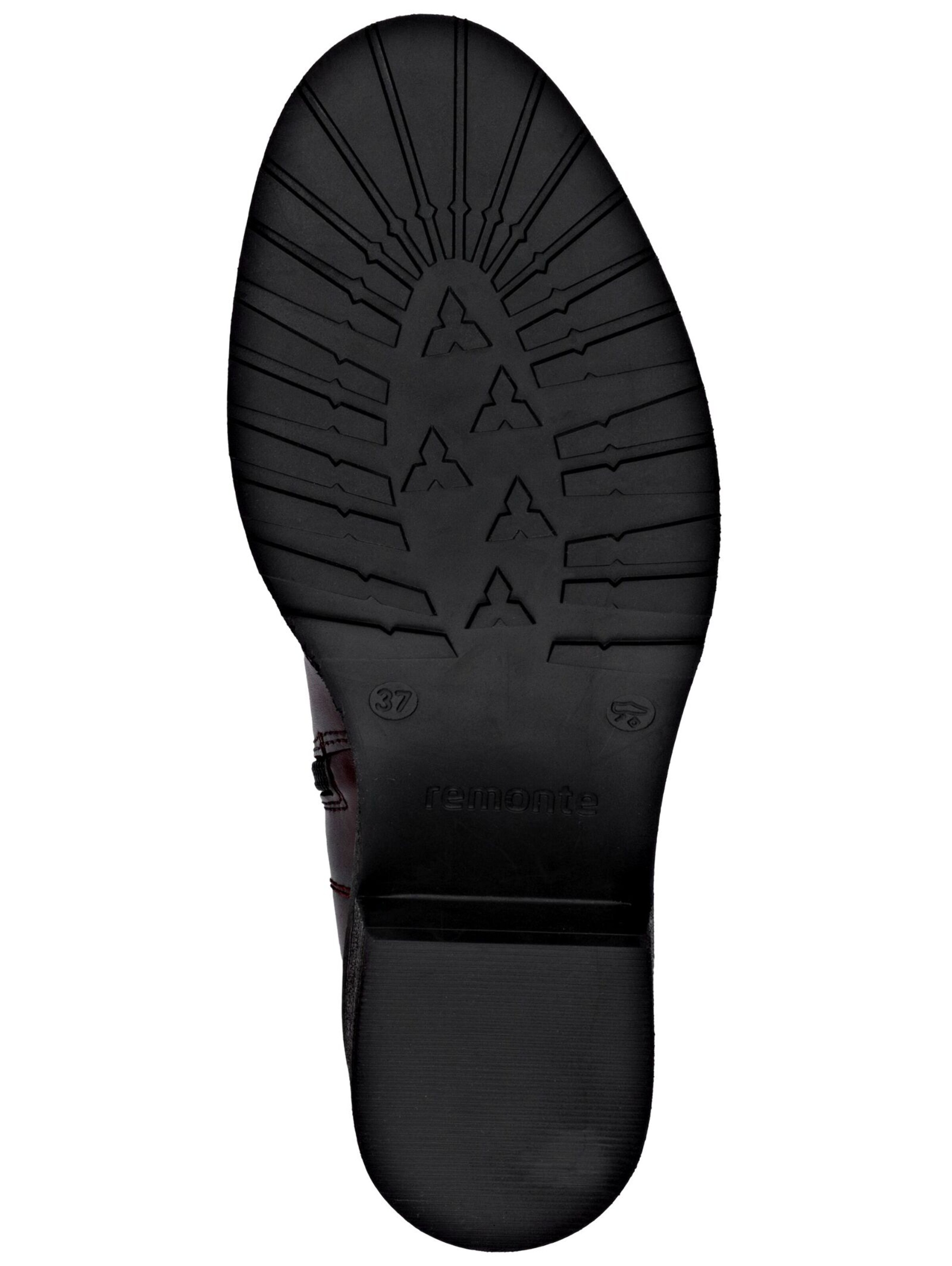 Bottines à lacets REMONTE en rouge