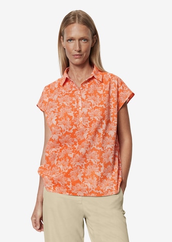 Marc O'Polo Blouse in Oranje: voorkant